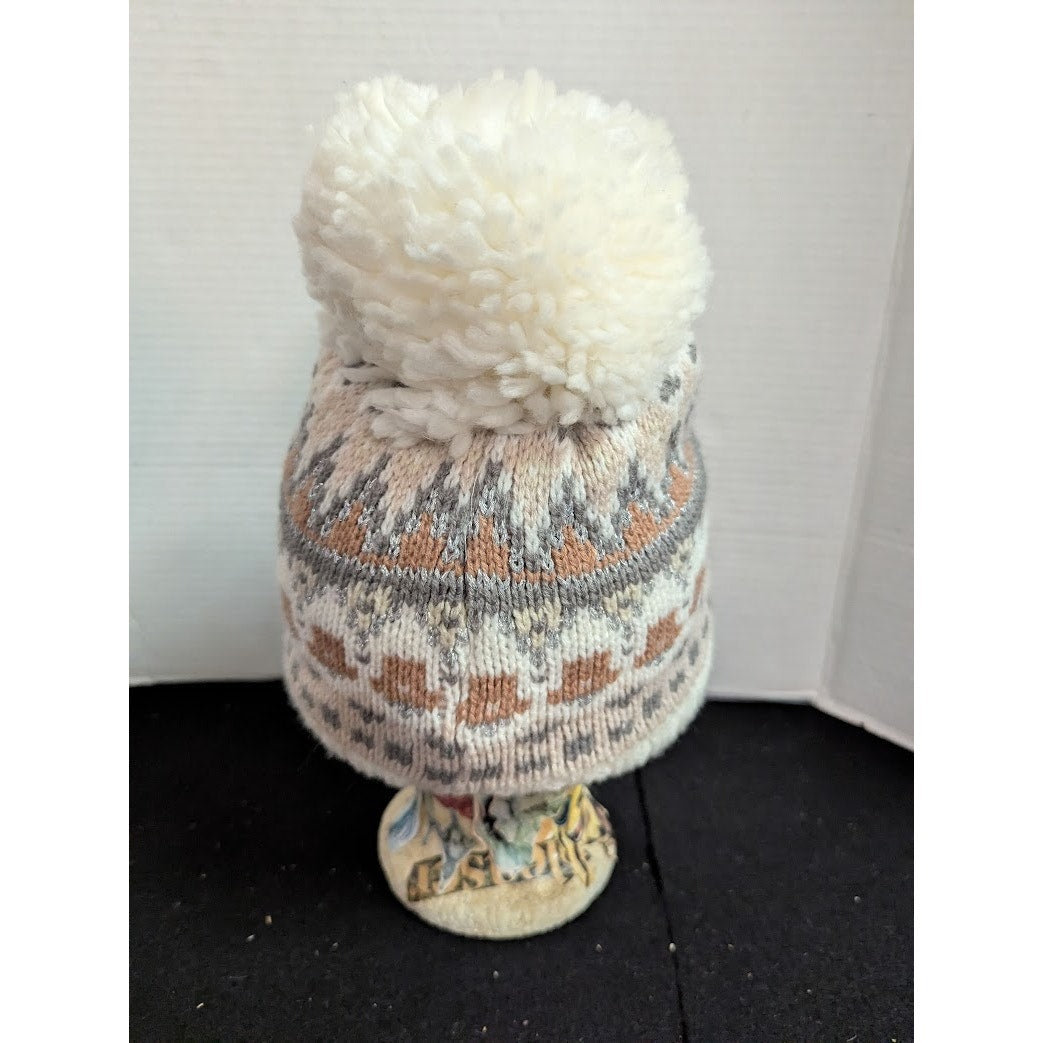 Vince Camuto One size knit beanie ski apris cap winter pompom hat