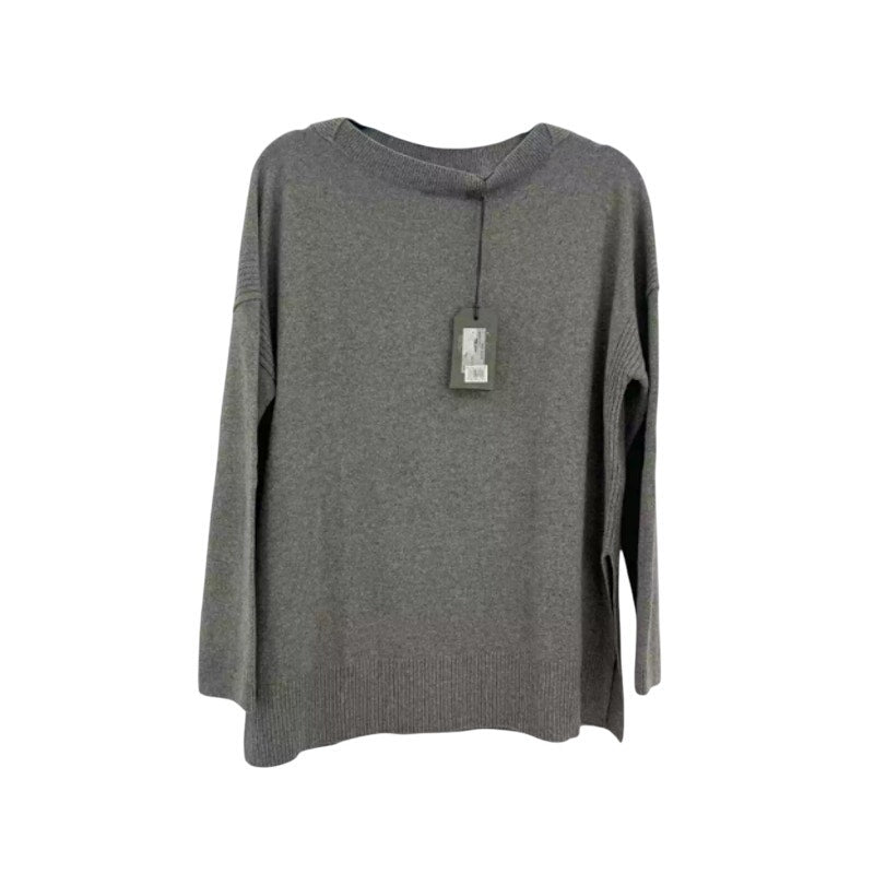 AllSaints Tara Jumper CrewNeck Pullover Sweater Fawn Gray Cashmere Merino Medium