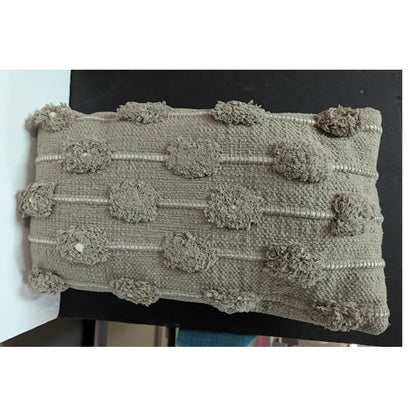 Pom Pom at Home Lola Hand woven New $126.00 Linen Pillow 12" x 22" w/ Insert