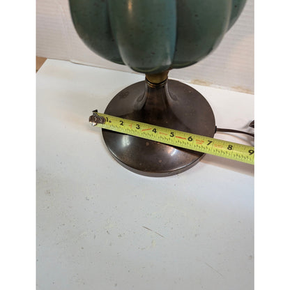 Vintage Mid Century Modern Rembrandt 926 Brass Table Lamp Teal Blue MCM Genie
