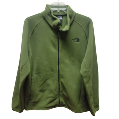 The North Face Green Long Sleeve Size XL Full Zip long Sleeve Fleece