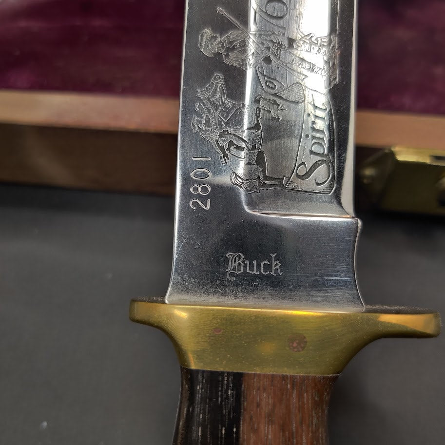 Buck #2801 Spirit of 76 Limited Edition Bicentennial Knife Set Display Case Coin