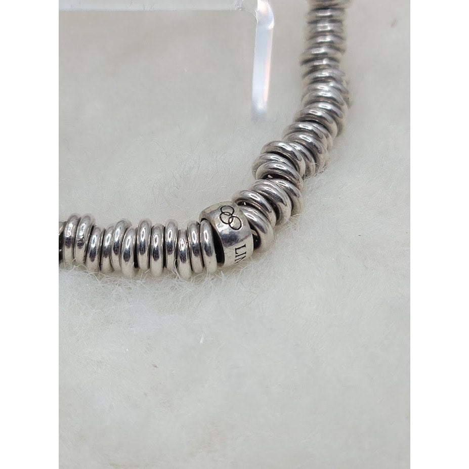 Links of London Sterling Silver Sweetie Bracelet 925 Heavy Y2K