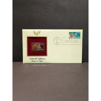 Golden Replicas of United States Stamps Collectible 22kt Gold 1988 ANTARCTIC
