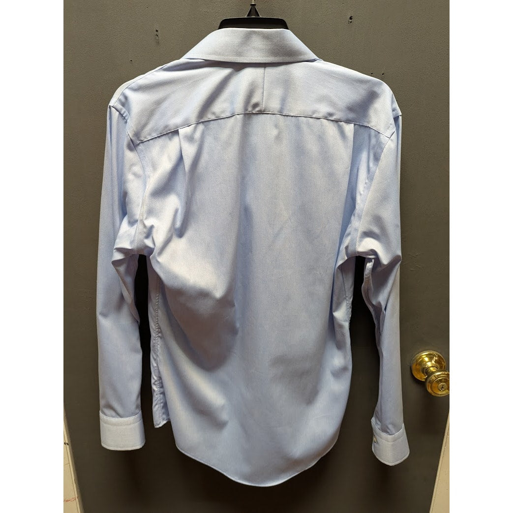Nordstrom Mens Shop Light Blue Button Down Dress Cotton Shirt 14.5" 32-33 NEW