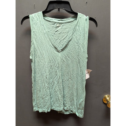 Madewell Dusty Fern V-Neck Muscle Tank Top Size Small NEW casual summer