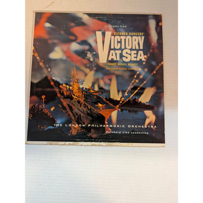 Vintage Victory at Sea & U.S. Armed Forces Symphony Stereo Fidelity Vinyl LP