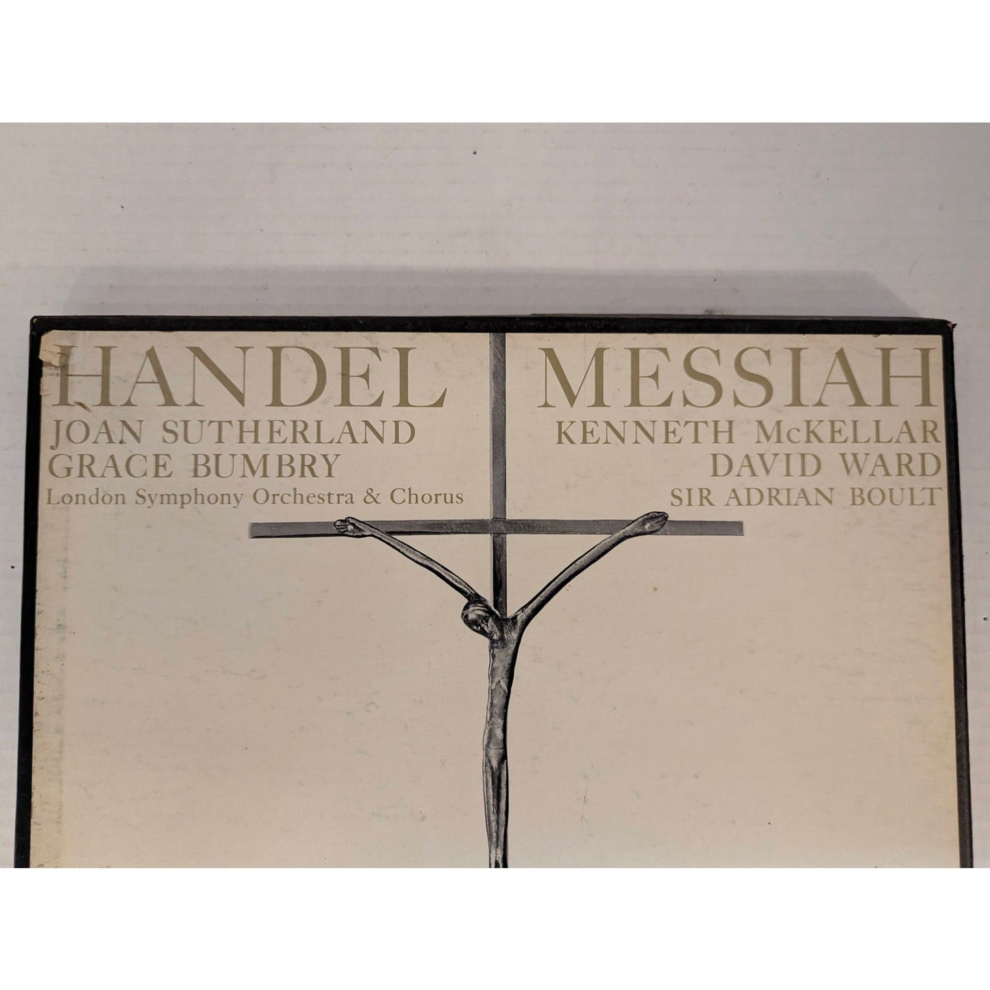 Handel Messiah Joan Sutherland Adrian Boult FFSS OSA 1329 Stereo 3-LP Box Set