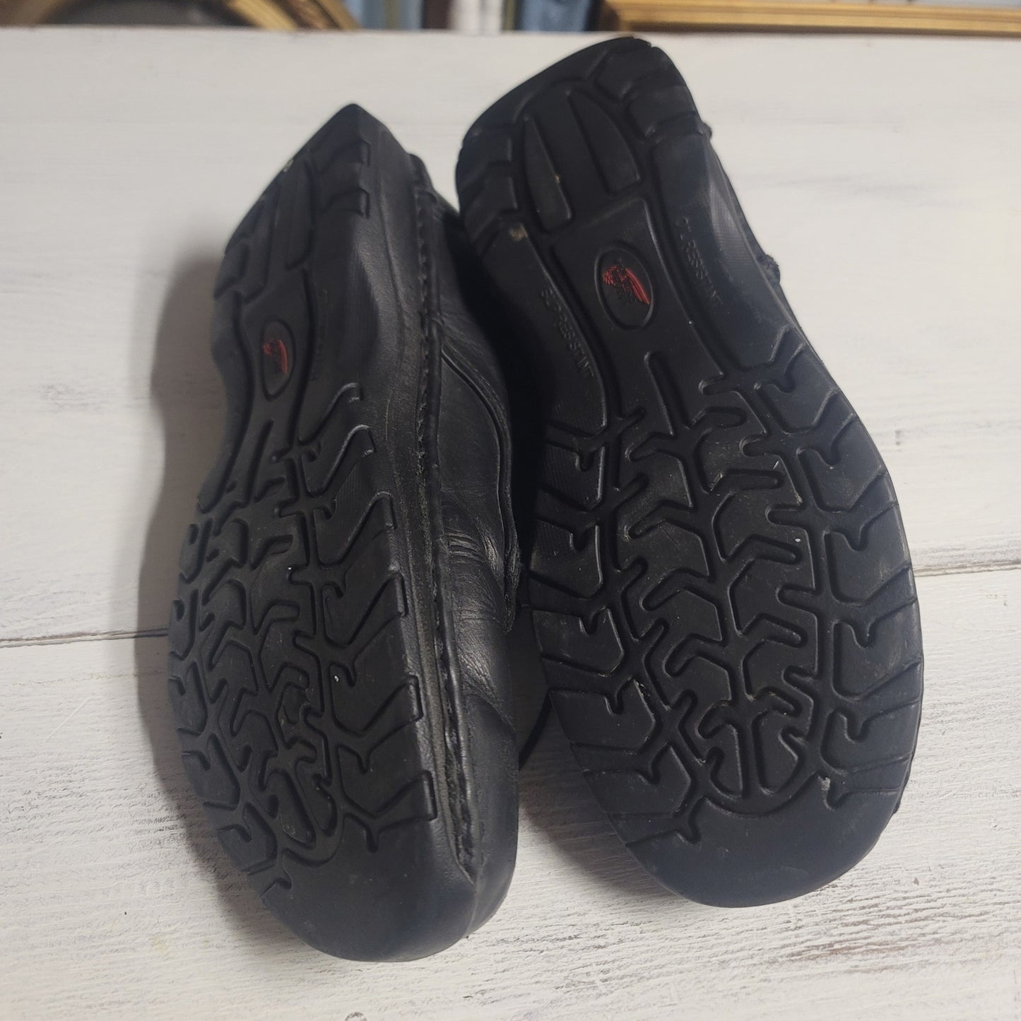 Red Wing Size 10.5D Black Mens Leather Oxford Low Top Work Shoes PreOwned