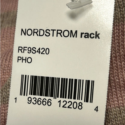 Splendid NWT Tradewinds Pink Gray Striped Crewneck Sweater Size MEDIUM $148