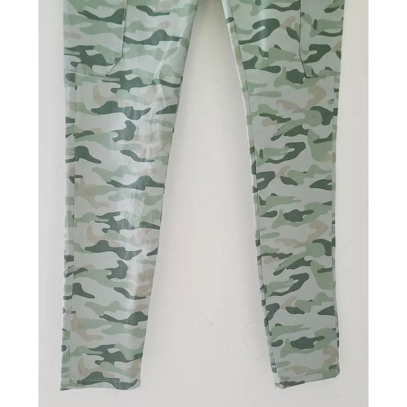 Joe's Jeans Skinny Ankle Cut Jean Pants in Green Camo Size 32 NWT