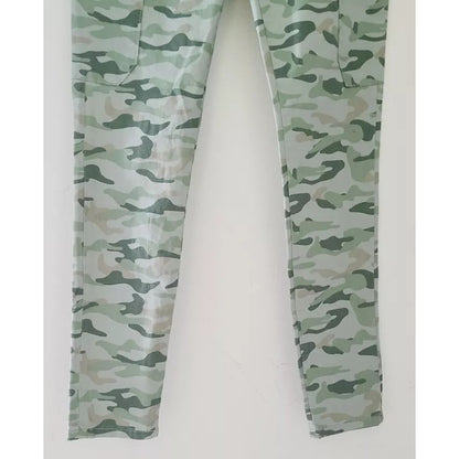 Joe's Jeans Skinny Ankle Cut Jean Pants in Green Camo Size 32 NWT