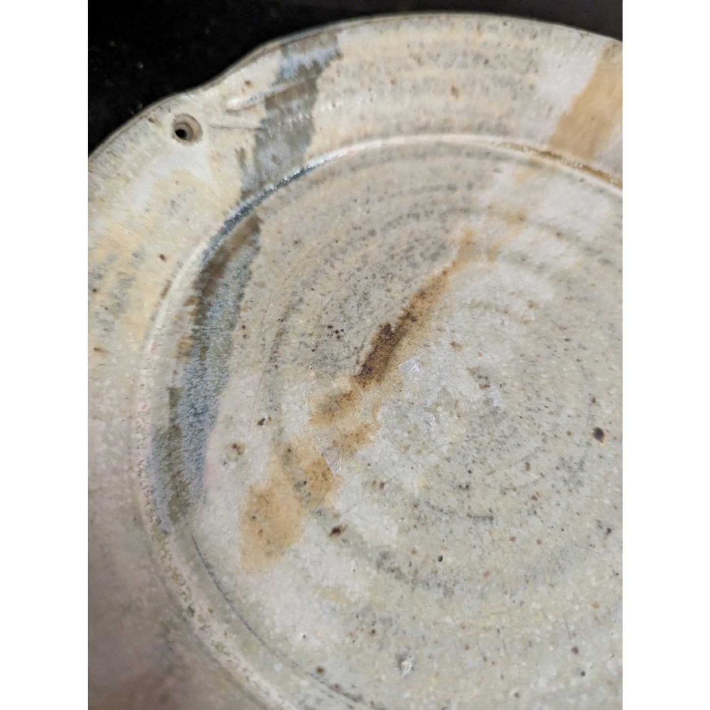 George Griffin Pottery, Sopchoppy Florida Handmade Art Pottery Bread Plate 7.5"