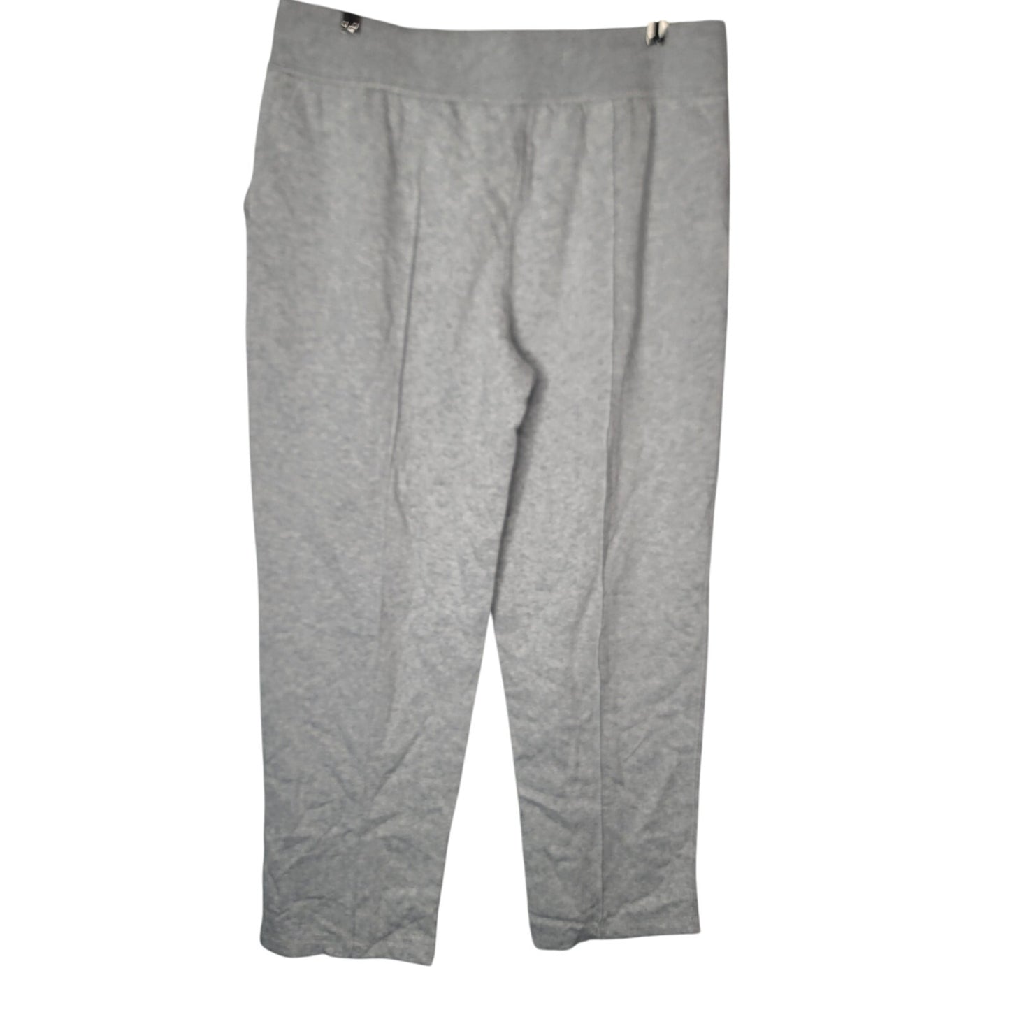 Alternative Sweatpants Drawstring Elastic Waist Heather Gray Large front seam