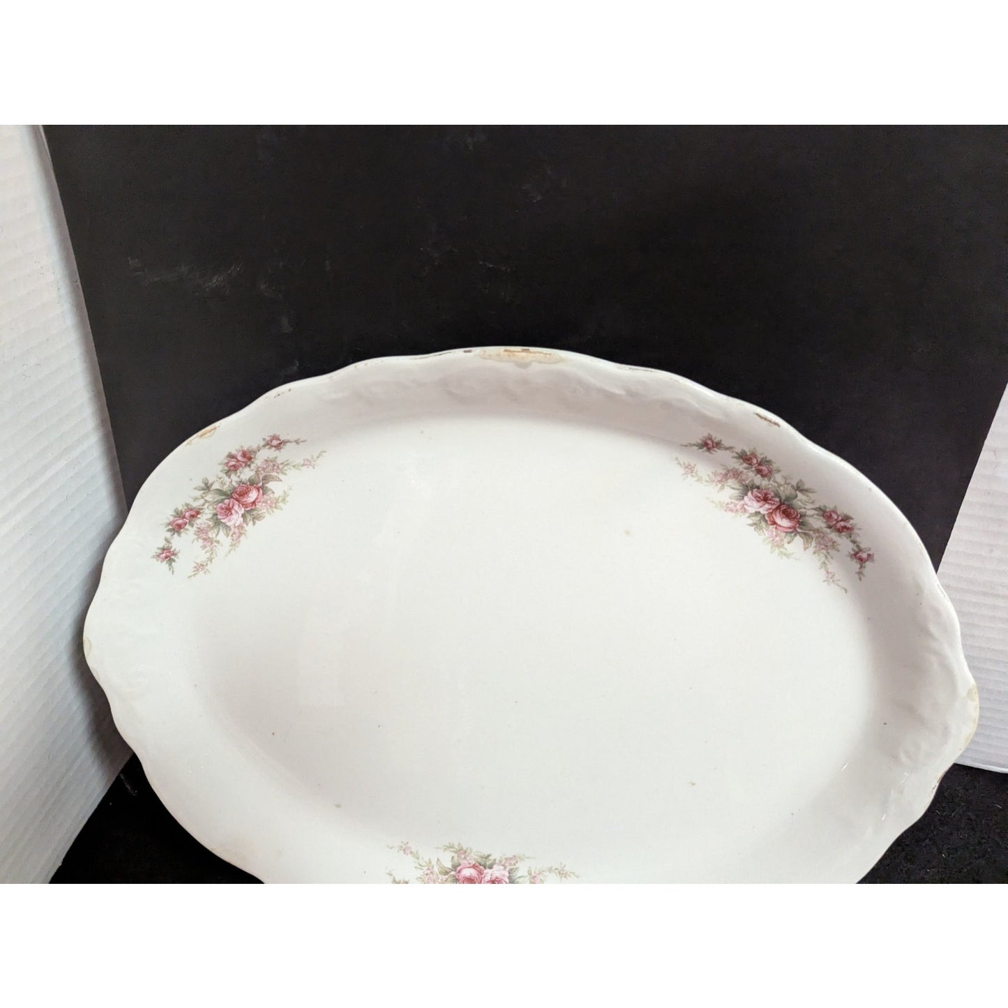 Antique W. S. George "New Era" Porcelain Oval Serving Platter