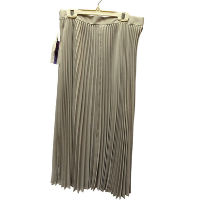 Vintage Liz Claiborne Gray Pleated Midi Skirt 8 Petite Quiet Luxury 90s Vintage