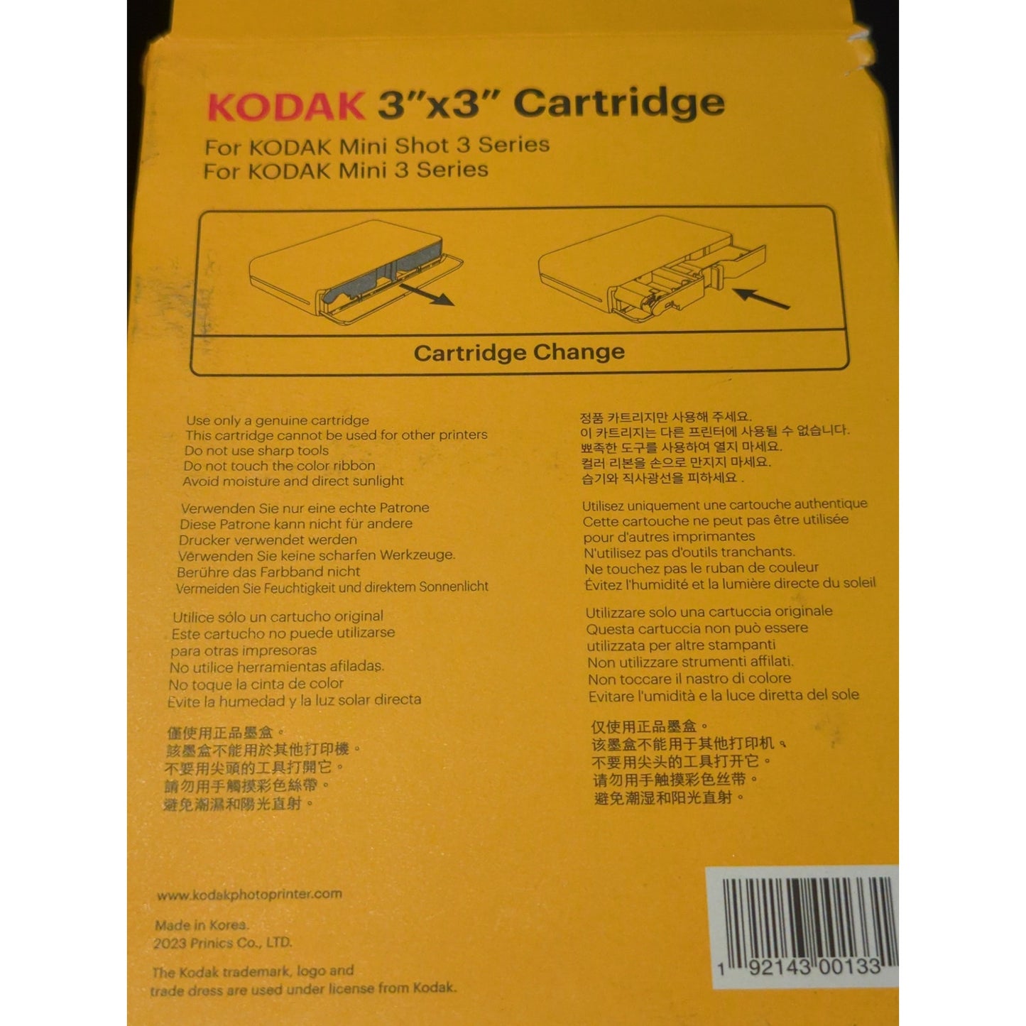 Kodak Mini Shot 3 Series SET of 2 Cartridges 60 sheets total