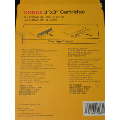 Kodak Mini Shot 3 Series SET of 2 Cartridges 60 sheets total