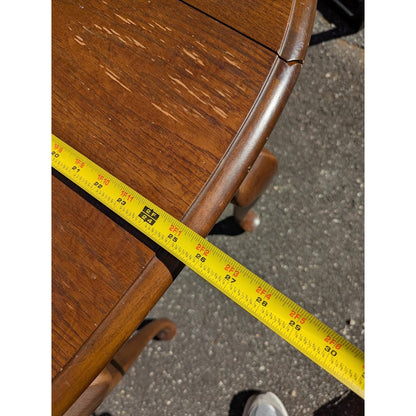 Secondhand Sandies: Small drop leaf end table with drawer