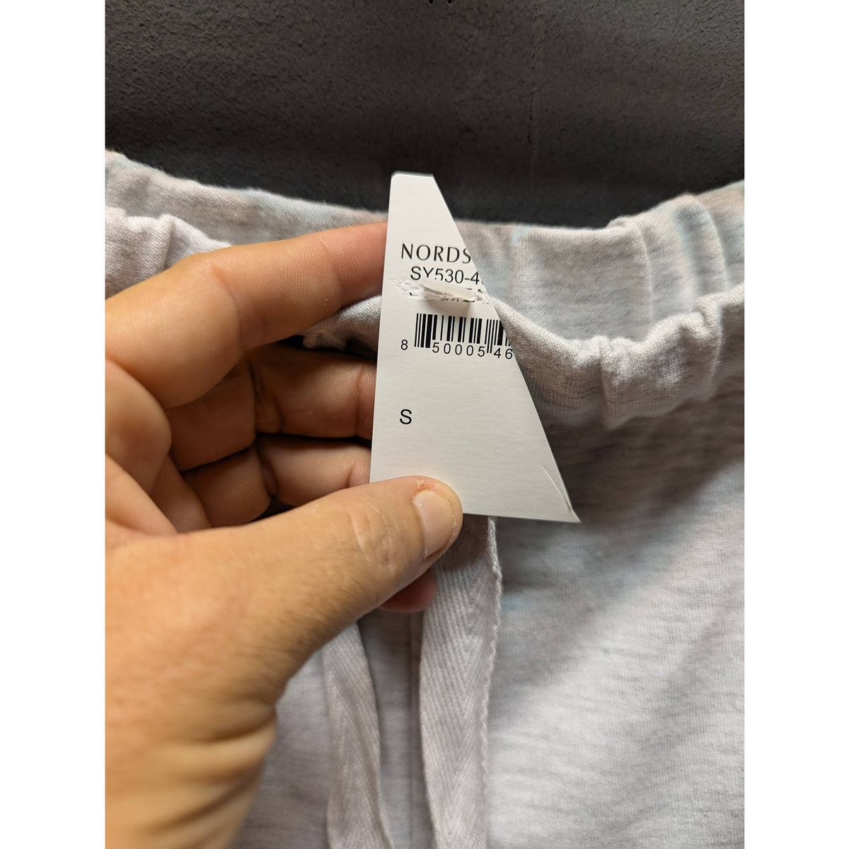 Jaclyn Apparel NEW casual gray drawstring shorts Pajama Bottoms PJS