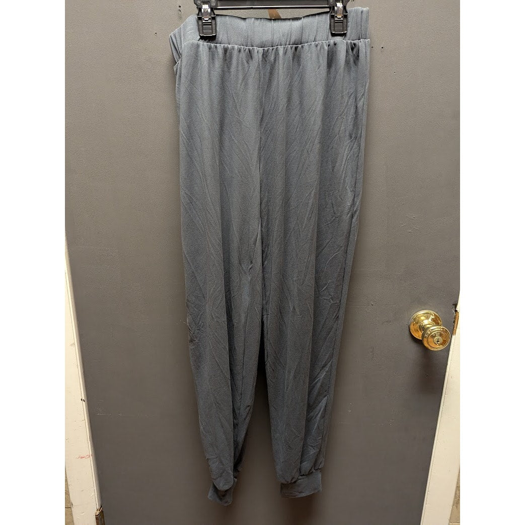 Cozy Rozy California Grey Rayon Blend Lounge Jogger Pants Size Large