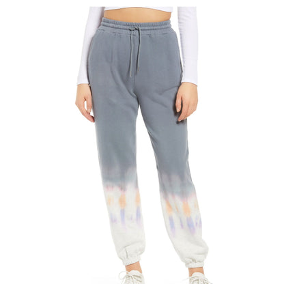 Blank NYC Tie Dye Joggers Medium Into The Grove NEW $88 PANTS elastic waist hem