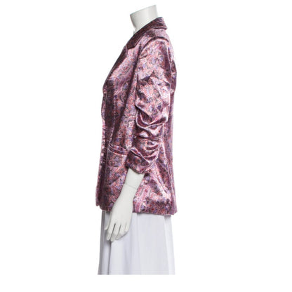 Cinq à Sept Estelle Jacket Tea Rose Floral Print Blazer Size 0 NEW Lined