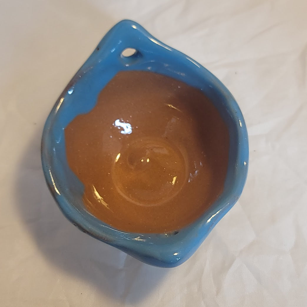 Handpainted Talavera Mexican Pottery Clay Salsa Bowl Cazuelita Salsera Sauce