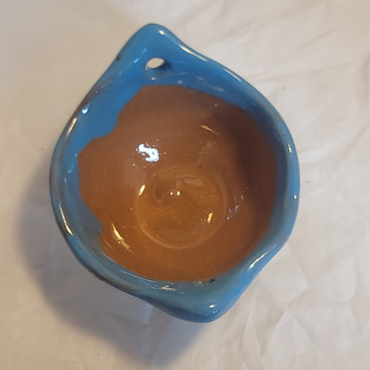Handpainted Talavera Mexican Pottery Clay Salsa Bowl Cazuelita Salsera Sauce