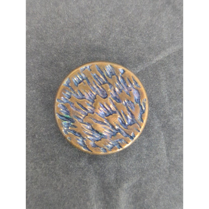 LOT S of 10 Antique Vintage Victorian Brass Mixed Materials Buttons ESTATE FIND