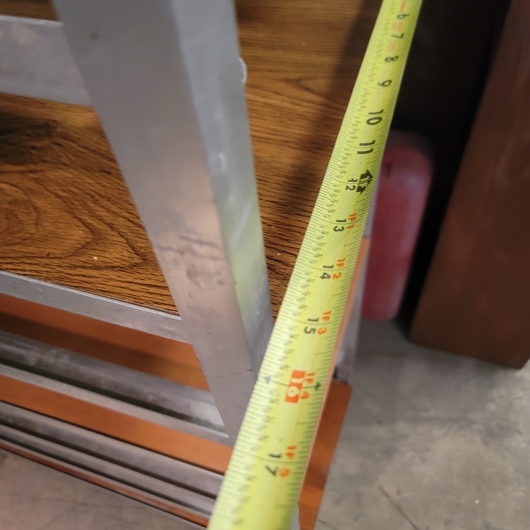 Secondhand Sandies: Metal Aluminum Rack Shelf
