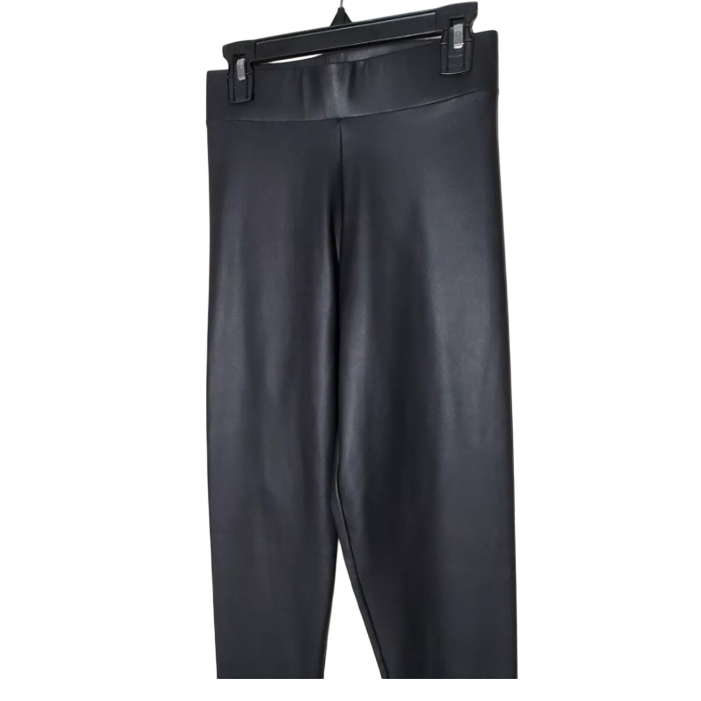 Topshop Lightweight Faux Leather Black Leggings Size 4 new $32 Travel Casual