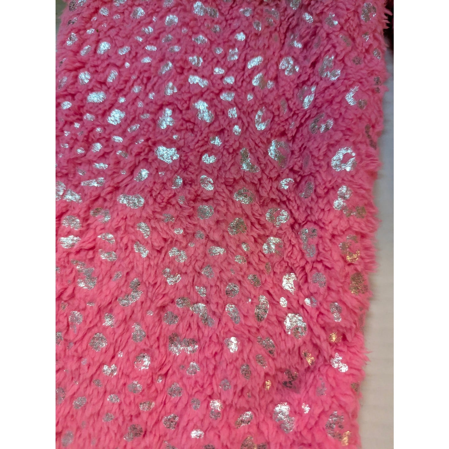 Magical Hot Pink Sequined High Pile Fleece Pajama Pants Size 4T