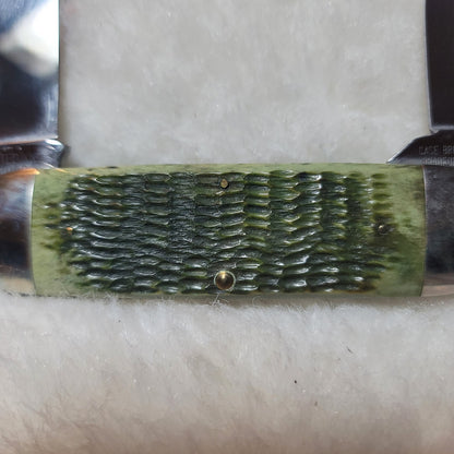 Case Tested XX 62050 Pocket KNIFE Green Bone Scale Sunfish Elephant Toenail