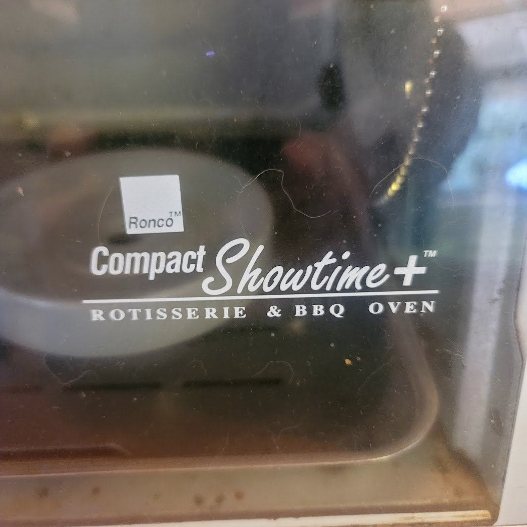 Ronco Compact Showtime Plus Rotisserie & BBQ Oven Chicken Doner Gyro Prime Rib