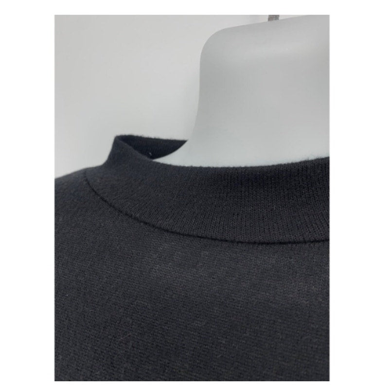 Nordstrom Abound Long Sleeve Mock Neck Knit Mini Dress Black NEW Medium