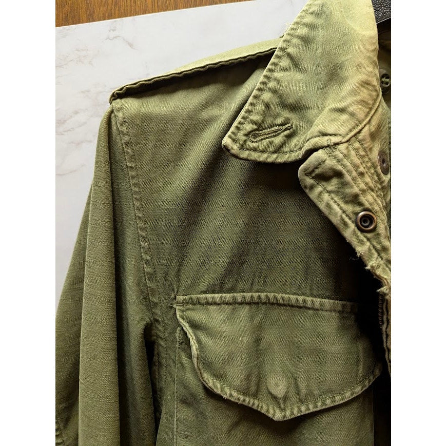 US Army Olive Drab Size Small Short M-1951 Field Jacket Korean War Era