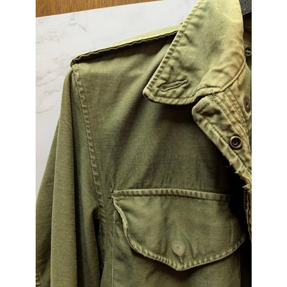 US Army Olive Drab Size Small Short M-1951 Field Jacket Korean War Era