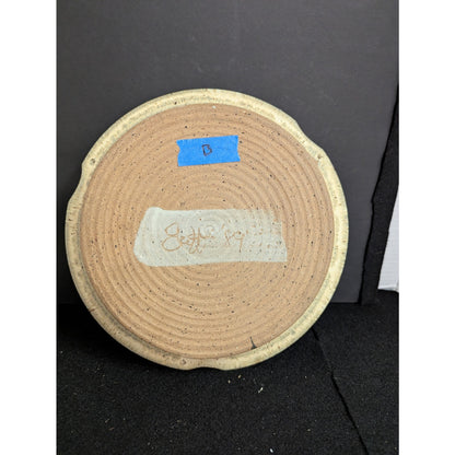 George Griffin Pottery, Sopchoppy Florida Handmade Art Pottery Plate 11"