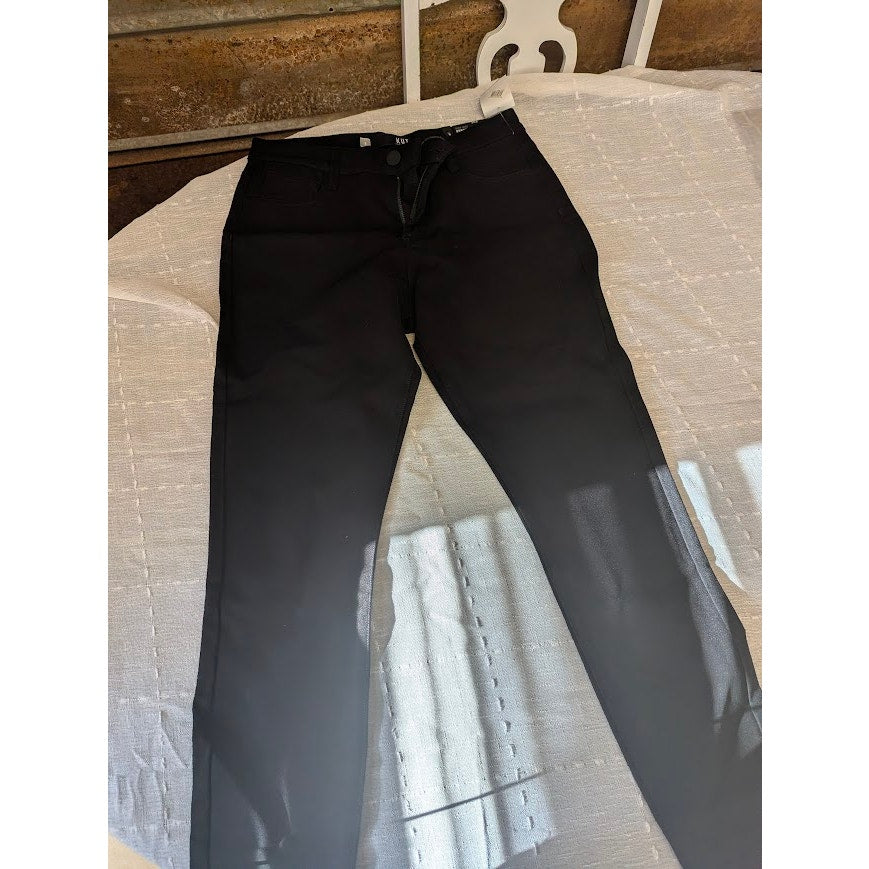 Kut From Kloth NEW Donna High Rise Black Ankle 28" inseam Jeans Skinny size 8