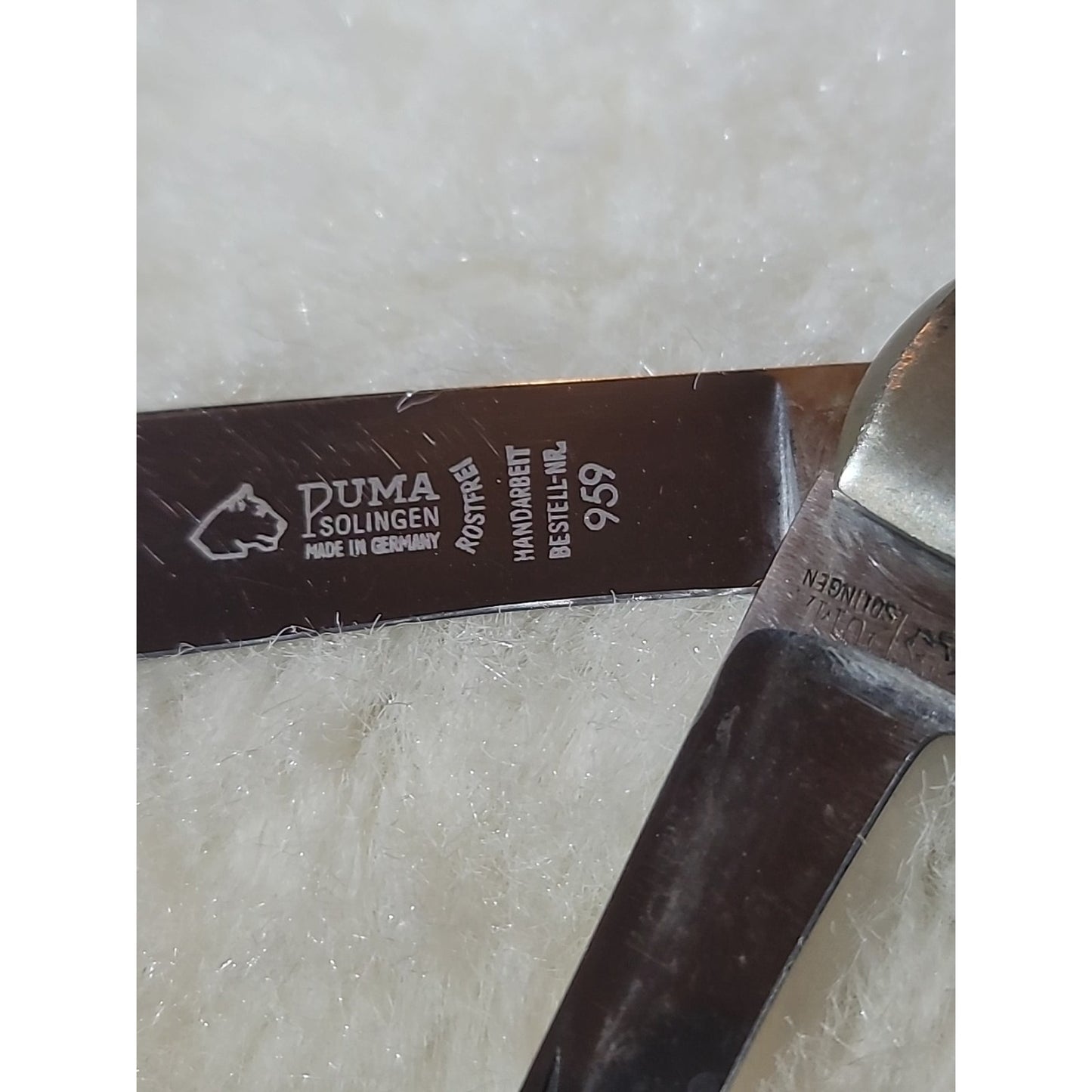 Vintage Puma 959 Jagdmesser Knife With Nice Stag Handle MULTIUSE TOOLS saw Blade