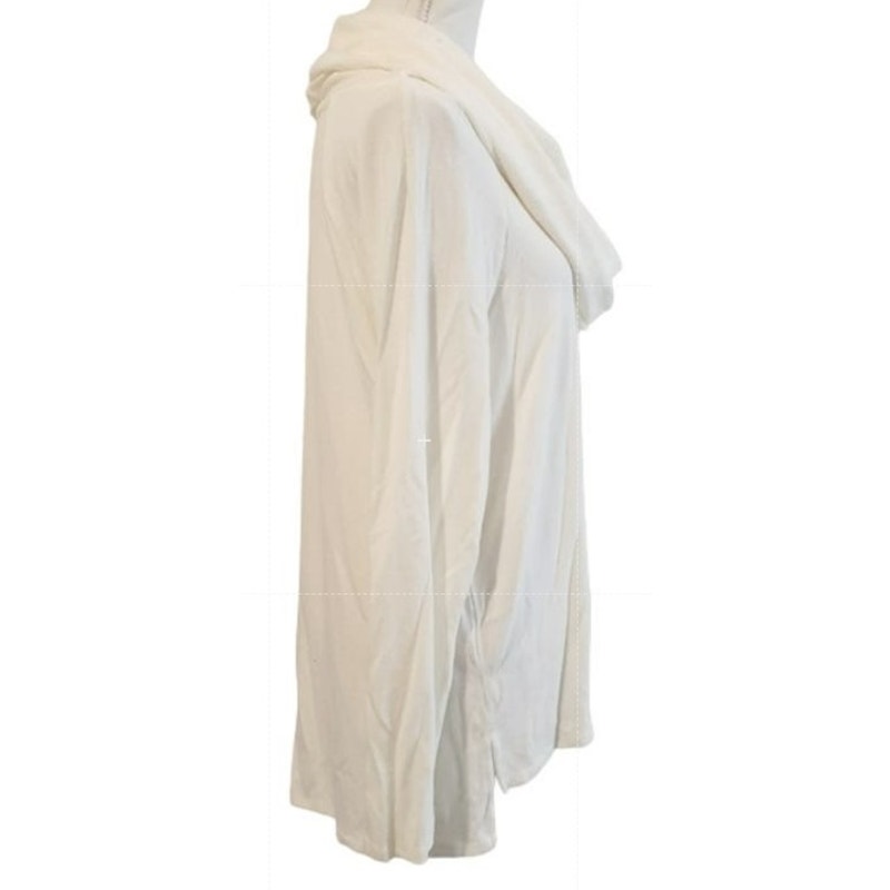 Gibson Look Cowl/Off Shoulder Pullover Top Sz XL/Extra Large in Ivory NWT