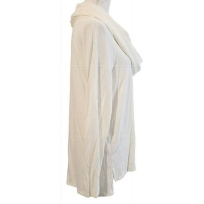 Gibson Look Cowl/Off Shoulder Pullover Top Sz XL/Extra Large in Ivory NWT