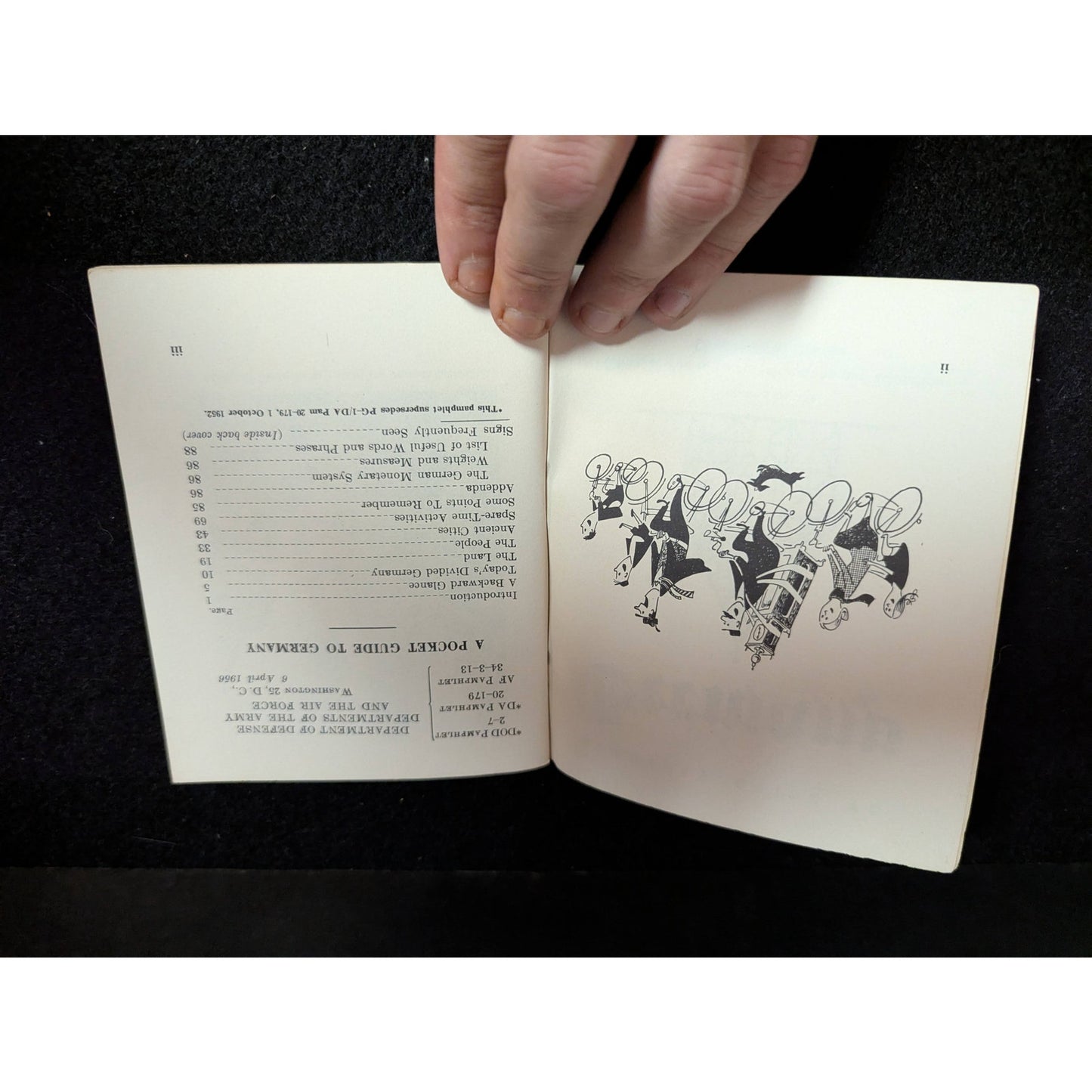 Vintage US Military "A Pocket Guide to Germany" Pamphlet Booklet