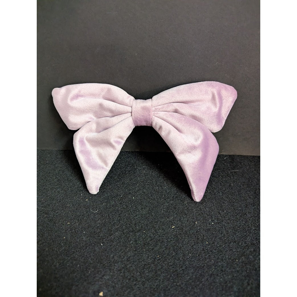 LELE SADOUGHI large 5" Purple Velvet Bows new barrette lavender