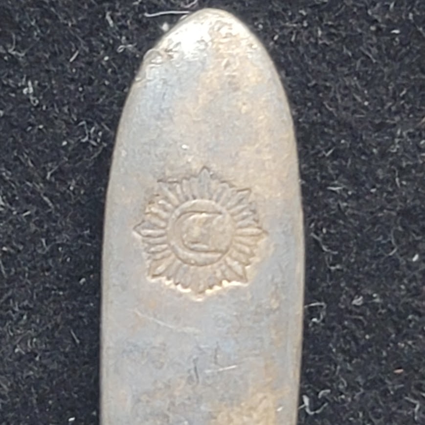 Vintage Diplomat Hotel Hollywood Silver Plate Flatware Spoon Crest Logo Teaspoon