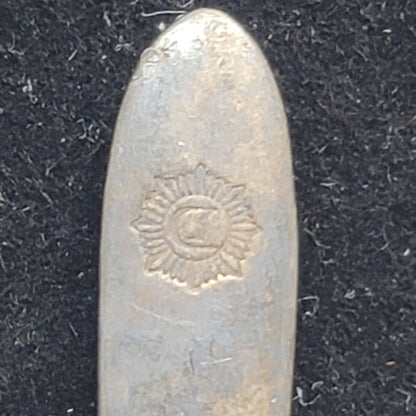 Vintage Diplomat Hotel Hollywood Silver Plate Flatware Spoon Crest Logo Teaspoon