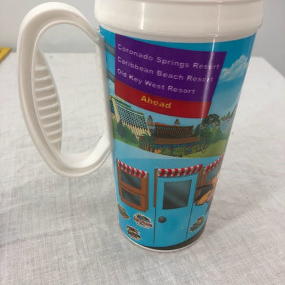 WHIRLEY dRINK wORKS dISNEY WORLD Coronado Springs Resort Caribbean LIDDED MUG