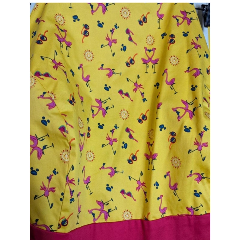 disney the dress shop Size Medium Fit Flare Sleeveless Matching Hair Tie