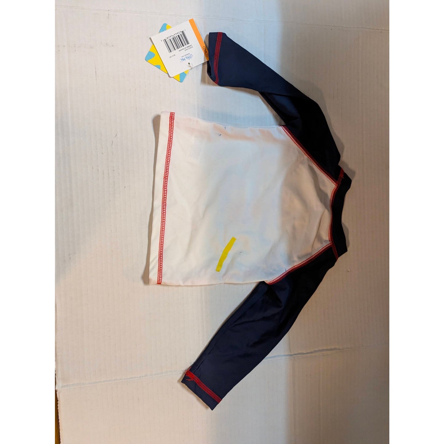 Little Me Baby Boys Sailboat Rashguard Swim Top Size 12 Months NWT